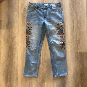 Embroidered Denim